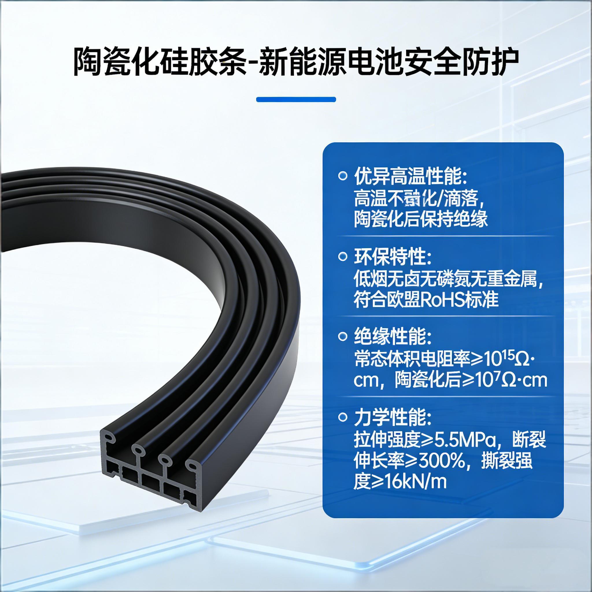 陶瓷化硅膠條